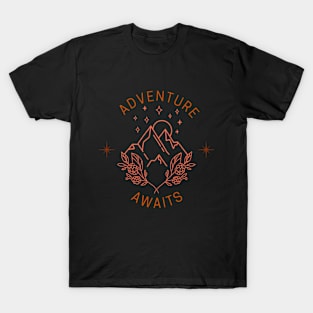 Van Life Camping Adventure Awaits T-Shirt